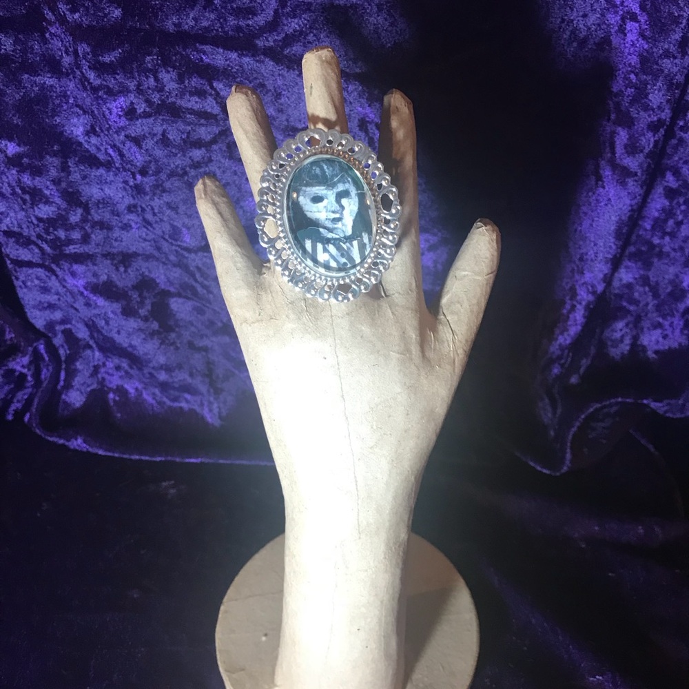 Handmade Gothic Cameo Ring